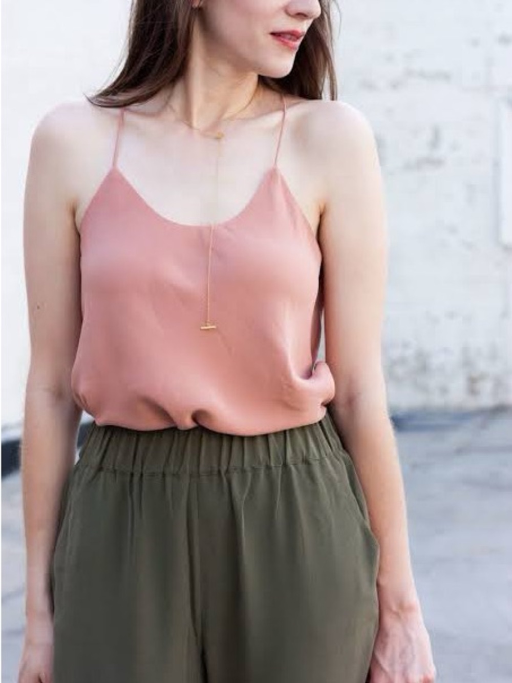 100% Silk Cream Cami top